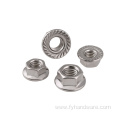 stainless screw nut flat machine screw lock nut